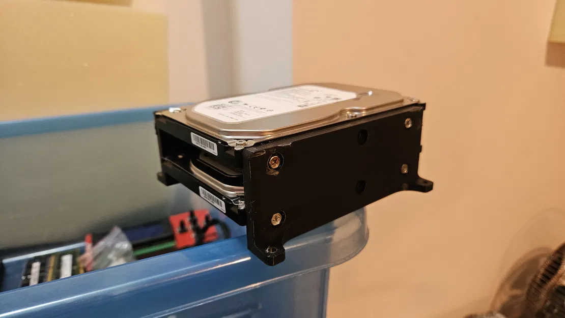 Giá đỡ 2 ổ cứng 3.5" cho việc mod case máy tính - Image 2