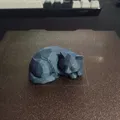 Chú Mèo Low-poly Đang Ngủ - Thumbnail 4