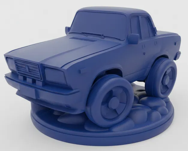 Crash Derby Lada - Mô Hình Xe Hơi Phong Cách - Image 1