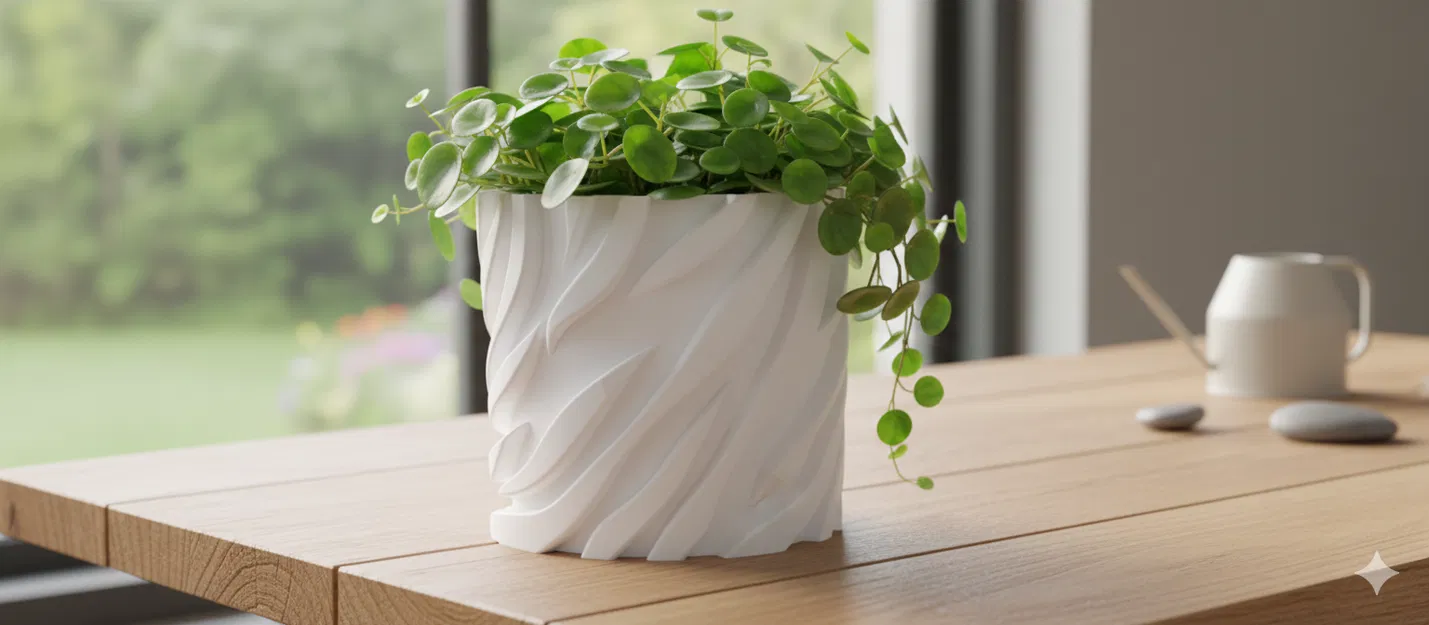 Chậu cây hình ngựa vằn, bình cắm hoa - Image 1