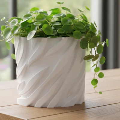 Chậu cây hình ngựa vằn, bình cắm hoa