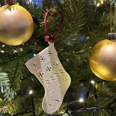 Vớ Trang Trí Giáng Sinh (In Nhanh & Dễ)