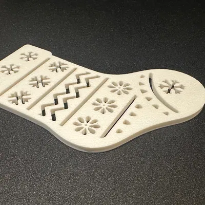 Vớ Trang Trí Giáng Sinh (In Nhanh & Dễ)