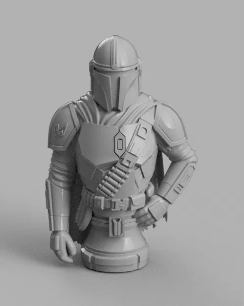 Tượng Thợ Săn Tiền Thưởng Mandalorian - Image 1