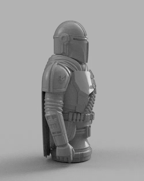 Tượng Thợ Săn Tiền Thưởng Mandalorian - Image 3