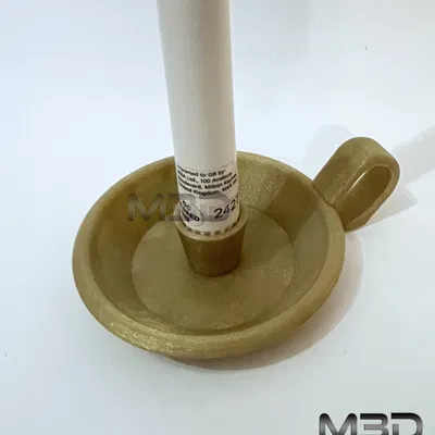 Chân Nến Kiểu Cũ Đơn Giản, Dễ In