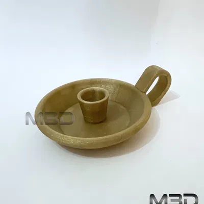 Chân Nến Kiểu Cũ Đơn Giản, Dễ In