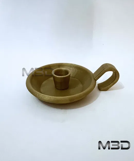 Chân Nến Kiểu Cũ Đơn Giản, Dễ In - Image 5