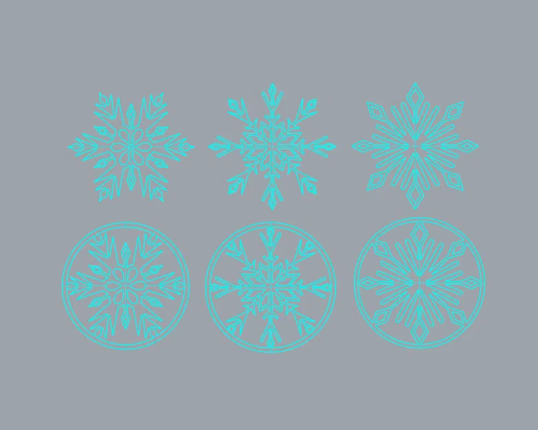 Trang trí bông tuyết - Image 3