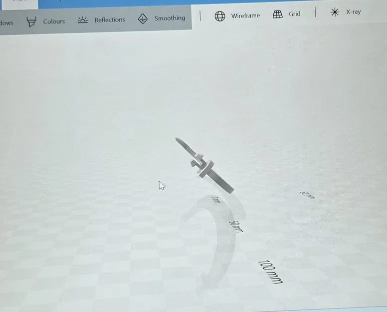 Tay gạt van xả bồn cầu - Image 2