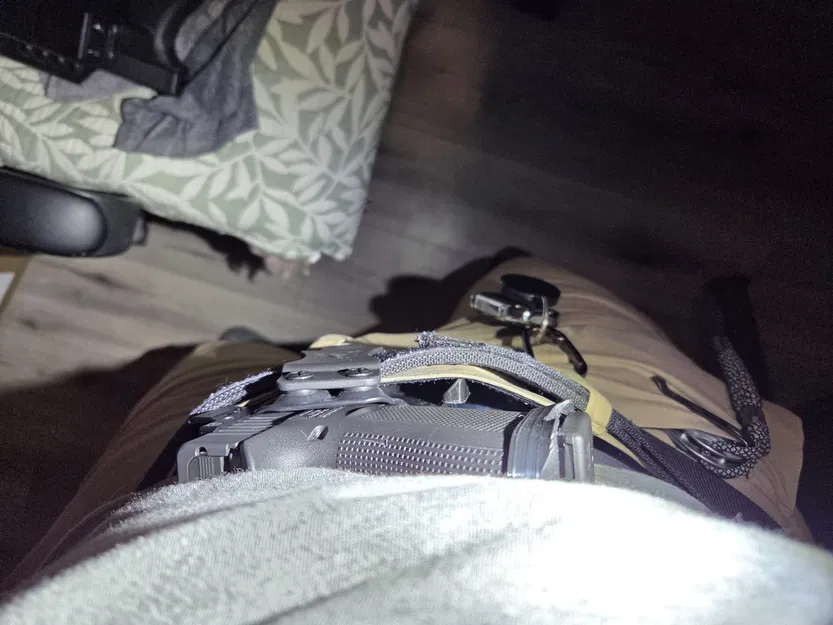 Bao da súng CYA Glock 43x có mấu giữ - Image 3