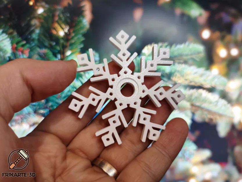 Bông Tuyết Spinner - Đồ Chơi Fidget In-Place Giáng Sinh Tuyệt Đỉnh! - Image 2