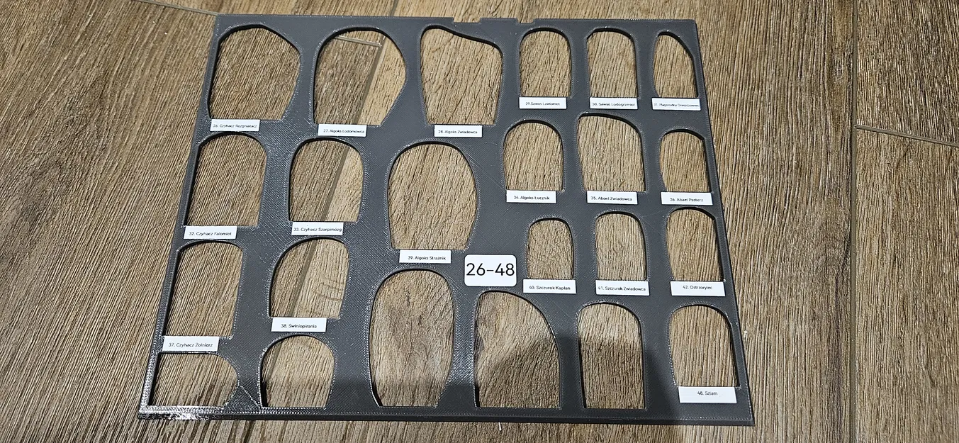 Nắp nhựa có rãnh cho khay lưu trữ Frosthaven - Image 1