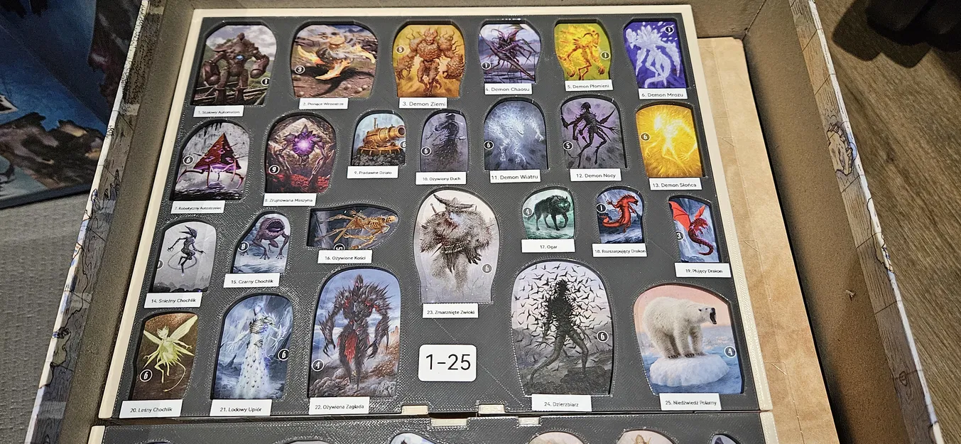 Nắp nhựa có rãnh cho khay lưu trữ Frosthaven - Image 2