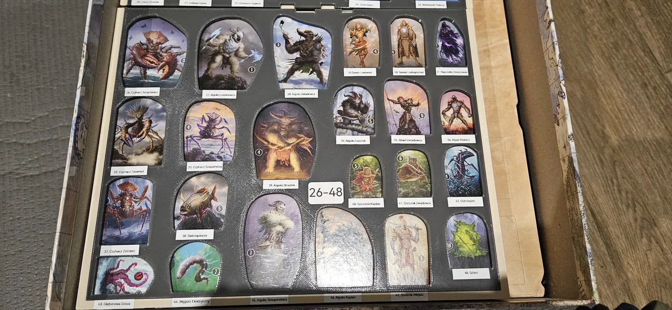 Nắp nhựa có rãnh cho khay lưu trữ Frosthaven - Image 4