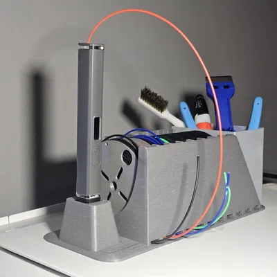 Hộp Đựng Bút In 3D và Chỗ Đậu Cuộn Sợi In