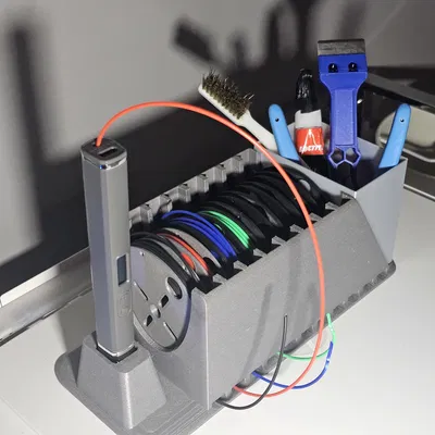 Hộp Đựng Bút In 3D và Chỗ Đậu Cuộn Sợi In