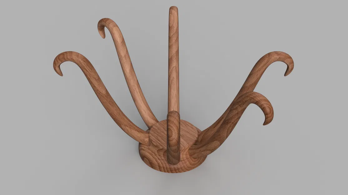 Mô hình Giá treo mũ (Porte-chapeau) của Marcel Duchamp - Image 7