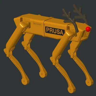 Robot Spot Mũi Đỏ Rudolph