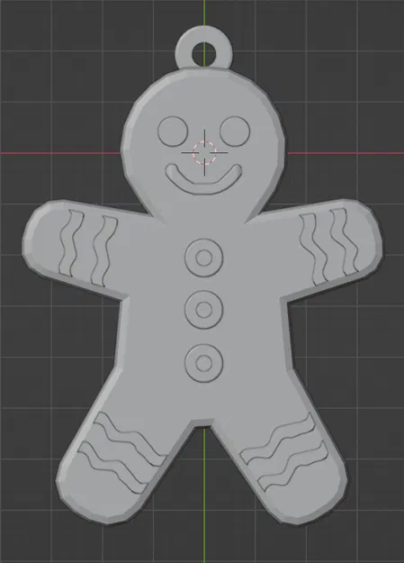 Móc Trang Trí Hình Bánh Gừng - Image 1