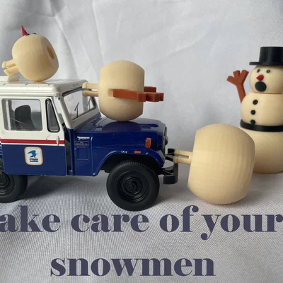 Ông Già Tuyết Lắp Ghép Tinh Nghịch