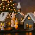 Làng Giáng sinh với Đèn Trà hoặc Đèn LED - Thumbnail 4