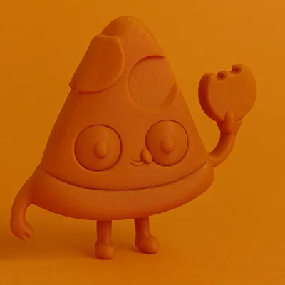 Pizza Buddy - Mô Hình Nhân Vật Pizza