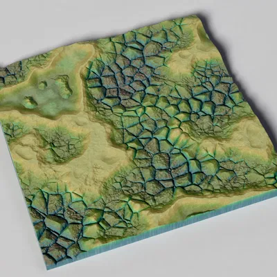 Pebble Craters 5 - Trang Trí Tường - Đạo Cụ