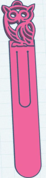Bookmark Hình Cú Cắt CNC - Image 2