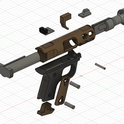 Móc khóa Fidget - BB Ruger Mark IV