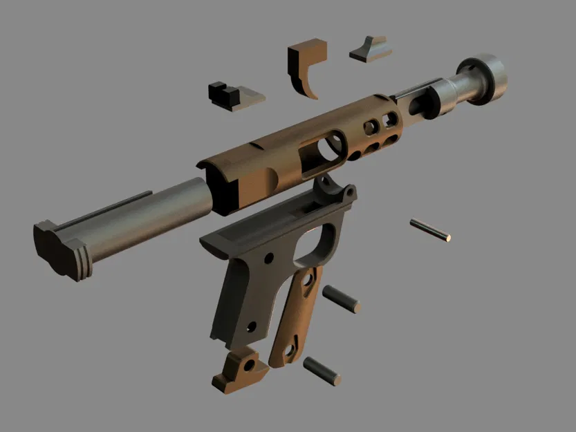 Móc khóa Fidget - BB Ruger Mark IV - Image 4