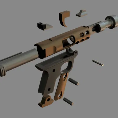 Móc khóa Fidget - BB Ruger Mark IV