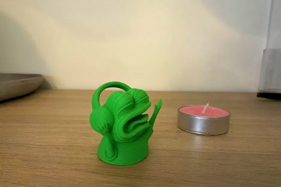 Tượng Ếch Pepe Đang La Hét - Image 2