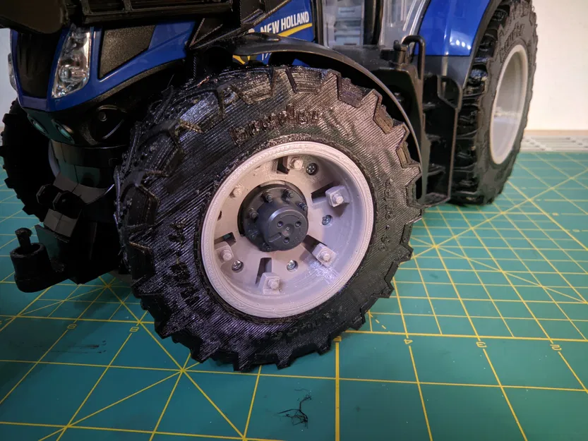 Mâm & Lốp Xe Thực Tế Cho Máy Kéo Bruder - Image 3