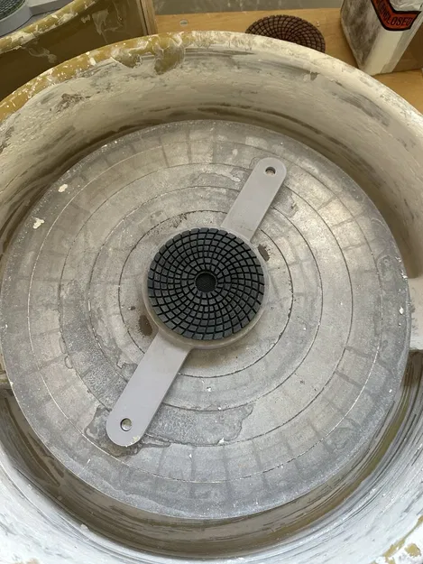 Tấm Đệm Chà Nhám/Đánh Bóng Gốm Sứ Cho Bàn Xoay - Image 6