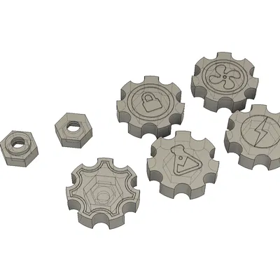 Nắp Trang Trí Cho Bu Lông M6