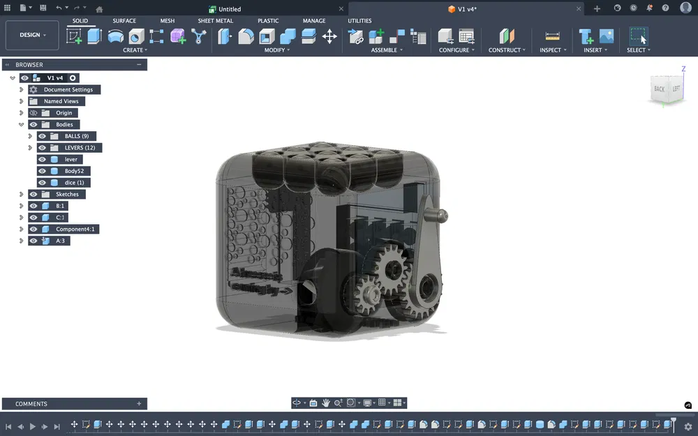Móc Khóa Fidget Dice - Image 2