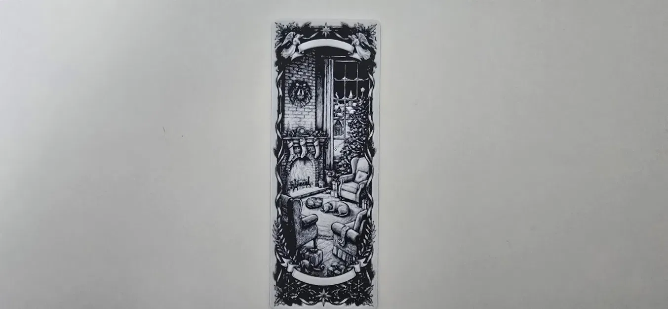 Bookmark Lò Sưởi Giáng Sinh Ấm Áp - Image 1