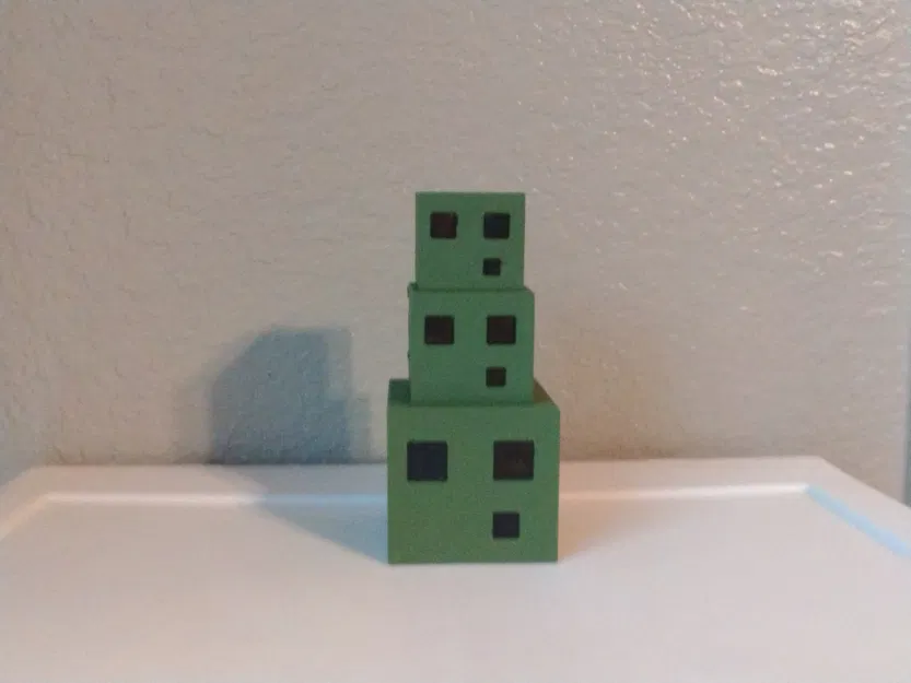 Minecraft Slime 2 Mảnh, Dễ In Không Cần Hỗ Trợ - Image 1