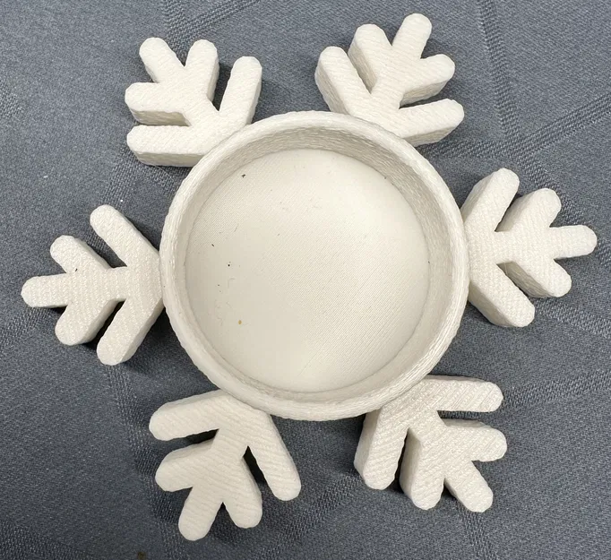 Chân Nến Hình Bông Tuyết - Image 2