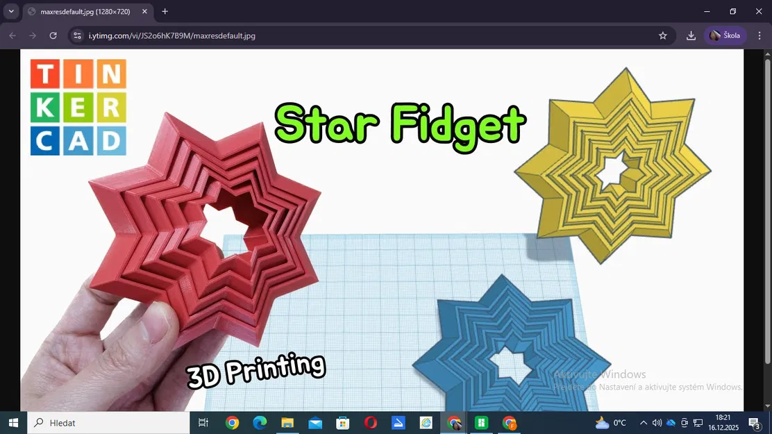 Mô hình ngôi sao Fidget - Image 1