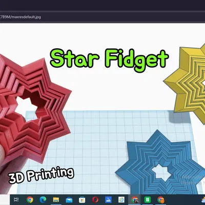 Mô hình ngôi sao Fidget
