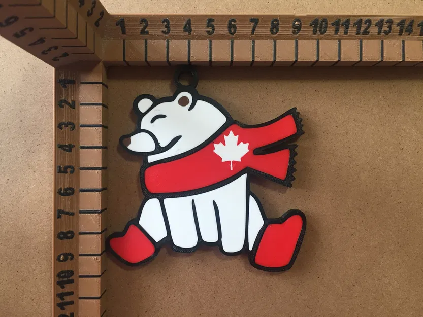 Móc Khóa Gấu Bắc Cực Canada - Image 2