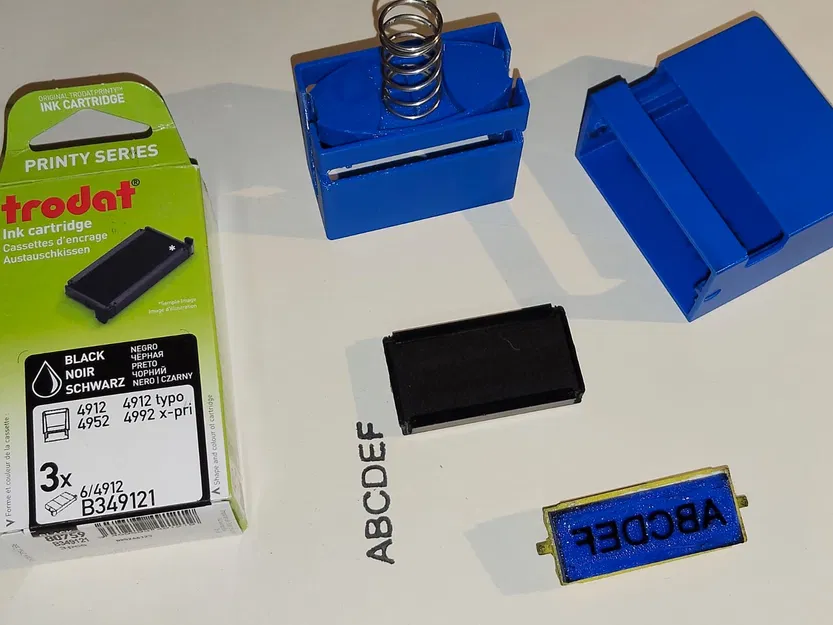 KHUÔN DẤU TỰ THẤM MỰC (TRODAT 4912 - 47 x 18 mm) - Image 3