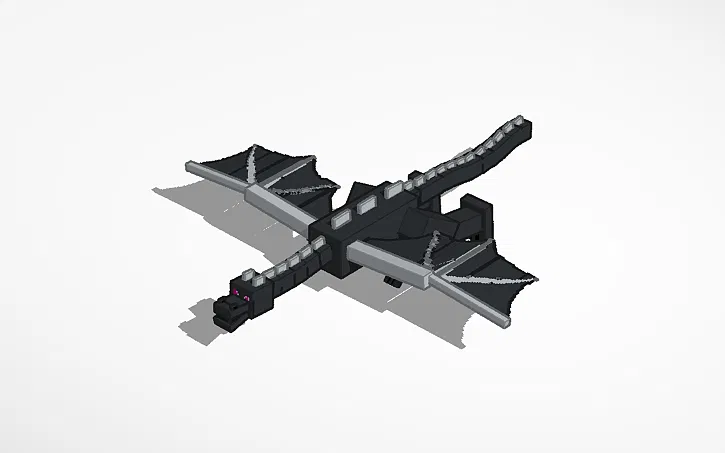 Rồng Ender Minecraft 3D - Image 1