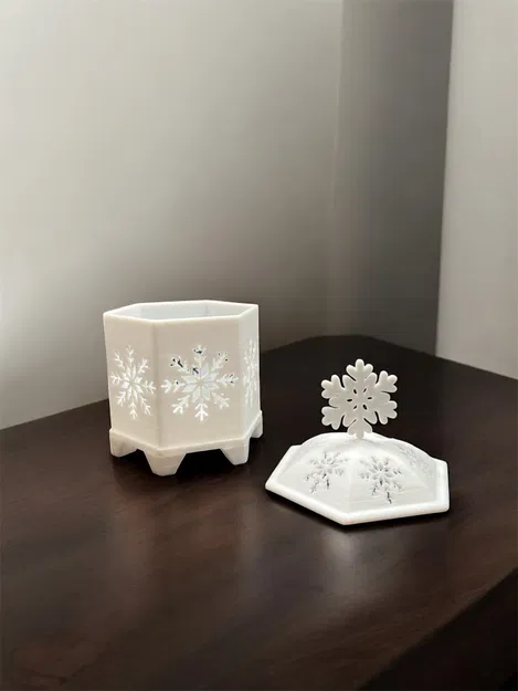 Mô Hình 3D Đèn Lồng Tuyết Trang Trí Giáng Sinh - Image 2