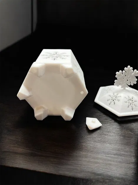 Mô Hình 3D Đèn Lồng Tuyết Trang Trí Giáng Sinh - Image 3