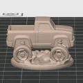 Xe Hơi Đua Xe Hiện Đại In 3D - Tác Phẩm Nghệ Thuật Ô Tô - Thumbnail 3
