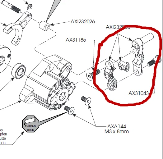 Cần Gạt DIG Thay Thế Cho Axial SCX10 III - Image 2