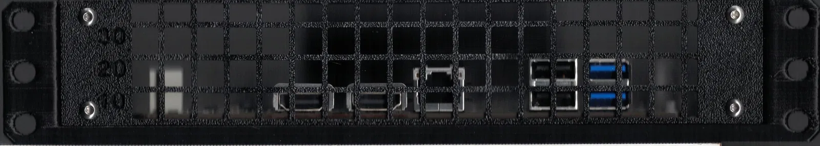 Bộ hỗ trợ template cho kệ rack 1U 10-inch MINI-ITX của ning - Image 2